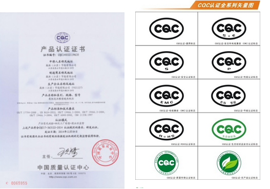 贏勝獲得CQC認證